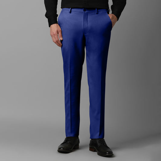 Deep Ocean Blue Fabric For Trousers