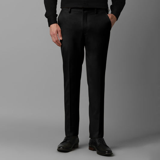 Eclipse Black Fabric For Trousers