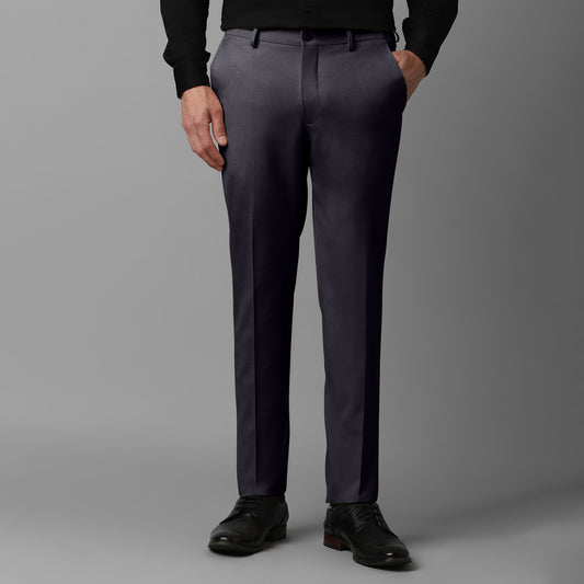 Subtle Storm Grey Fabric For Trousers