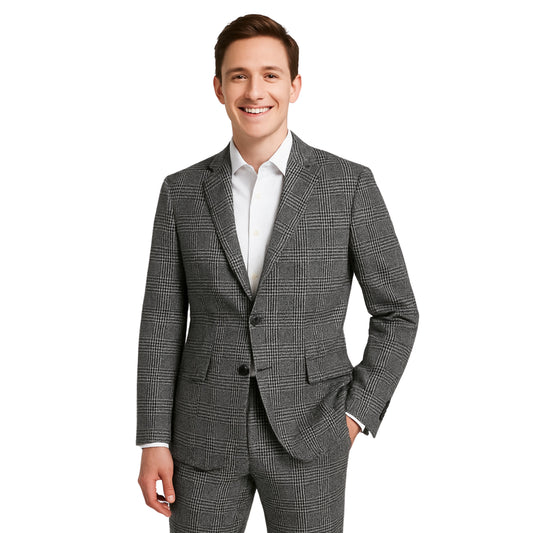 Smokestone Plaid Fabric