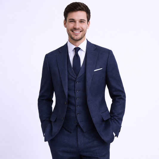 Midnight Pinpoint Fabric