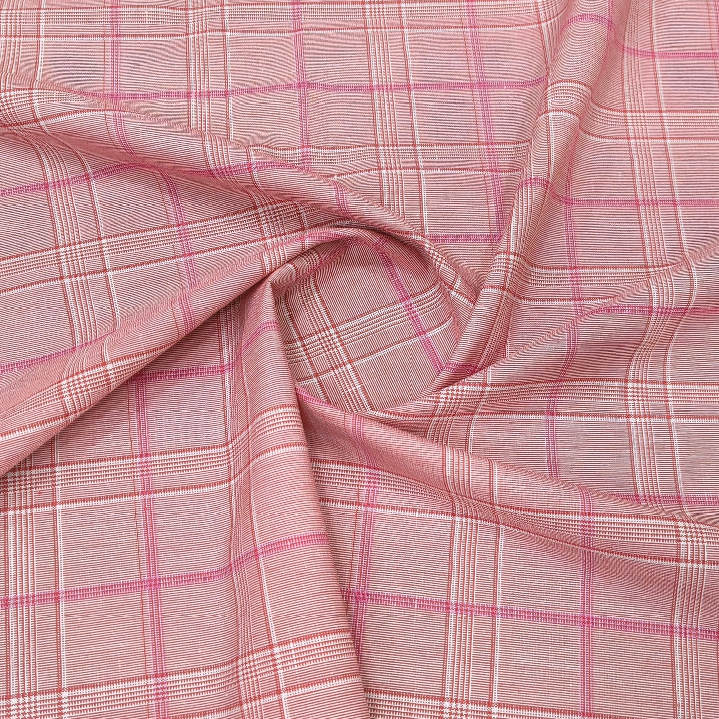 Cherry Blossom Checks Fabric