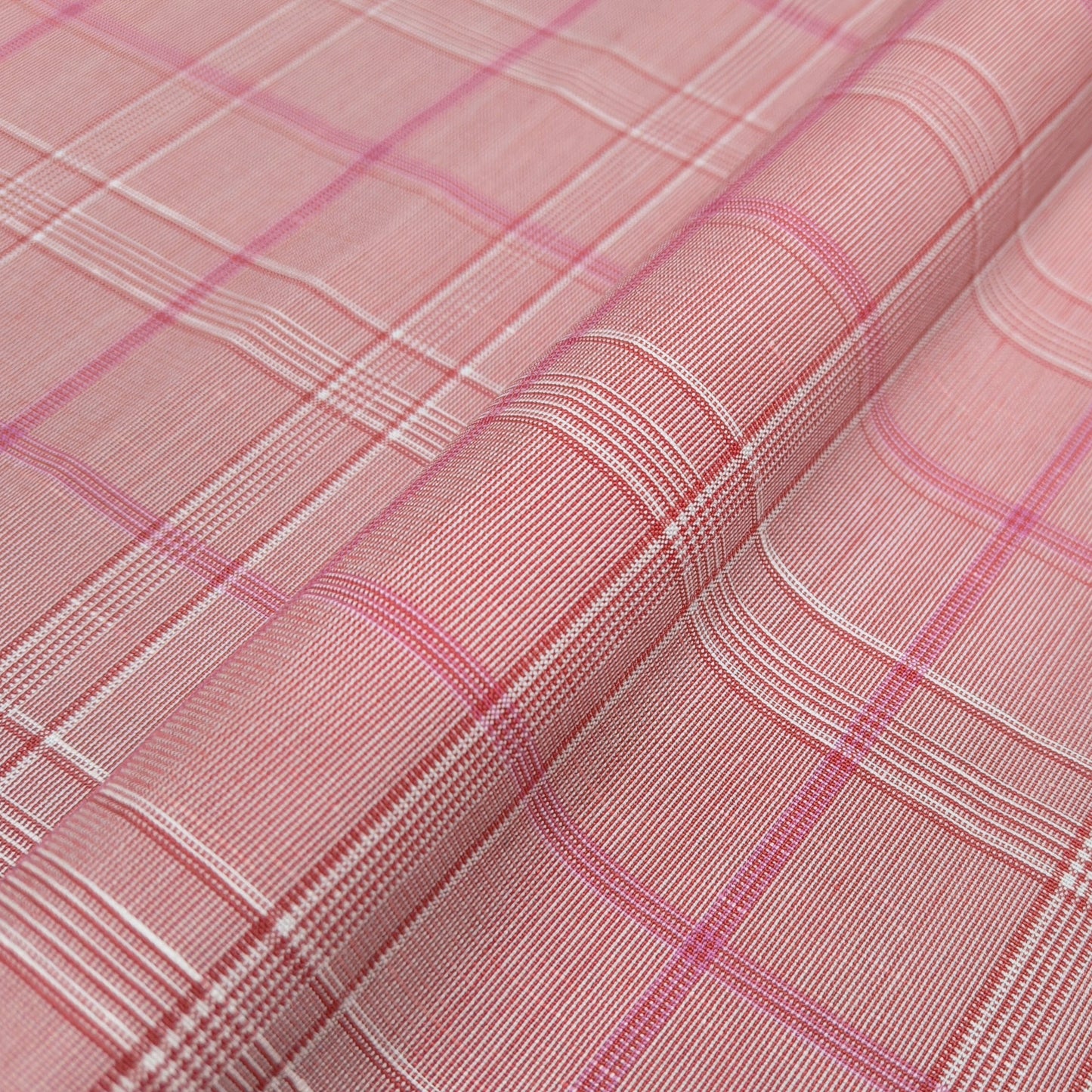 Cherry Blossom Checks Fabric