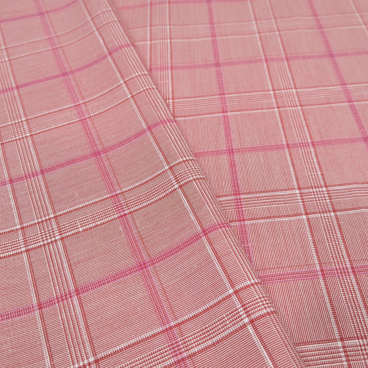 Cherry Blossom Checks Fabric