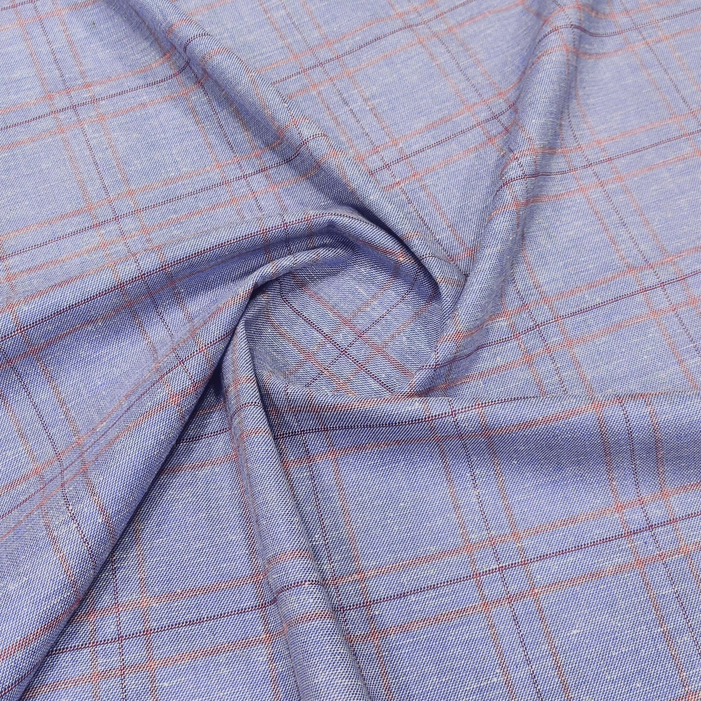 Blue Mist Grid Fabric