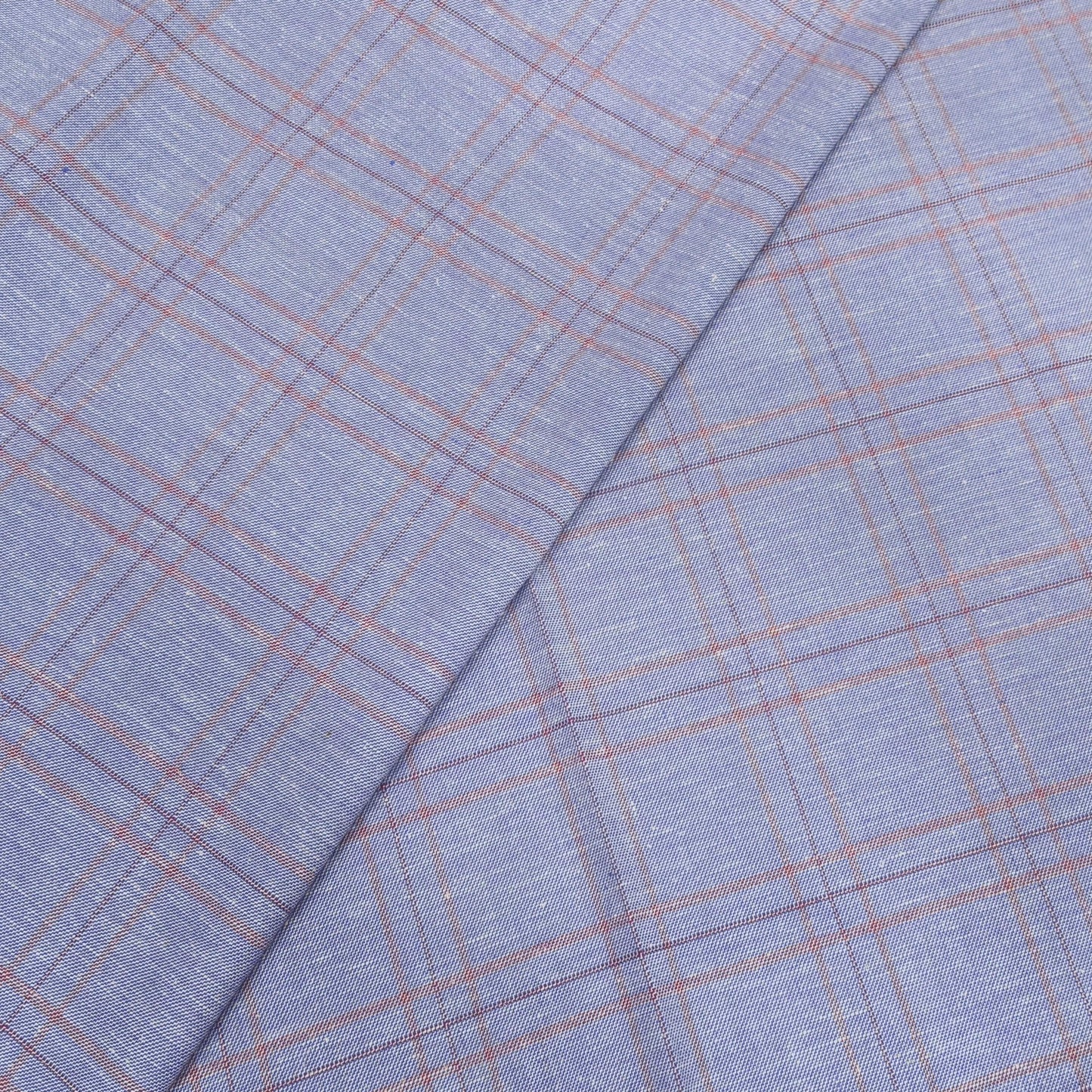 Blue Mist Grid Fabric
