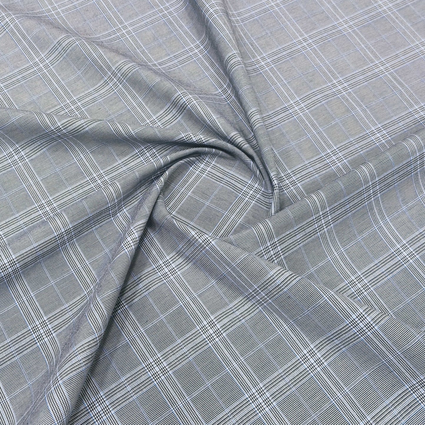 Silver Gridline Fabric