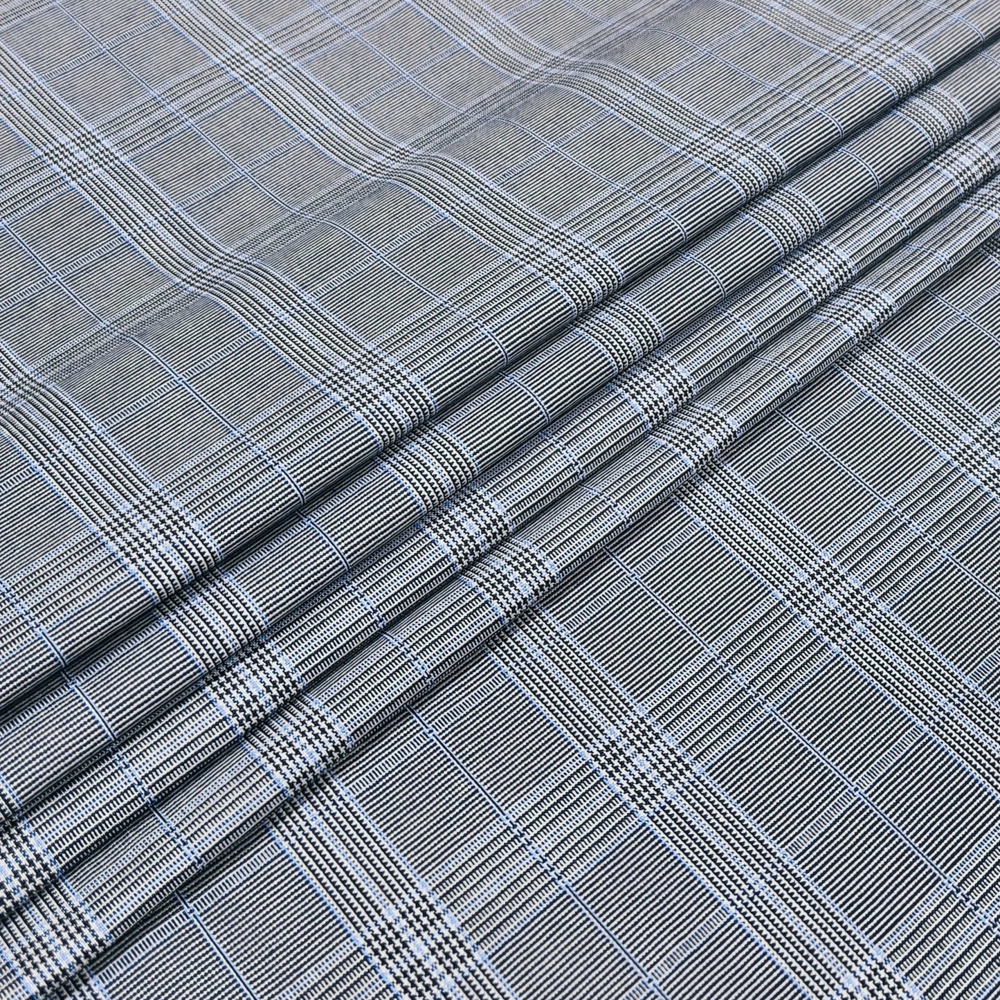 Silver Gridline Fabric