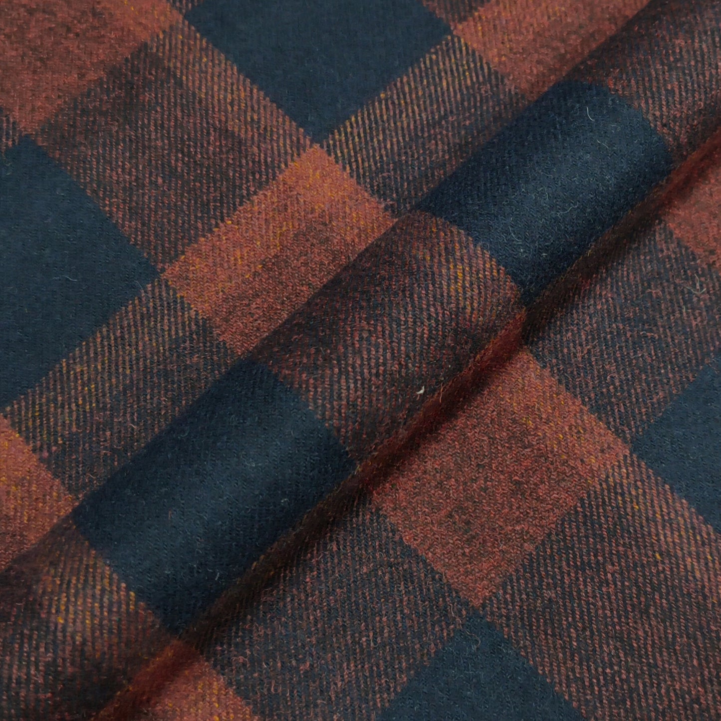 Autumn Rooibos Plaid Twill Fabric