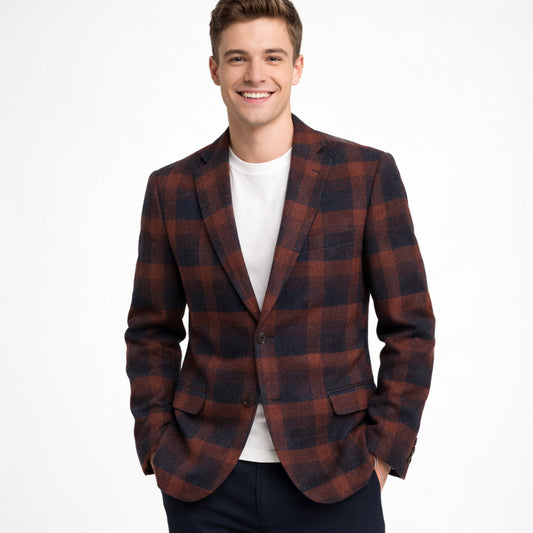 Autumn Rooibos Plaid Twill Fabric