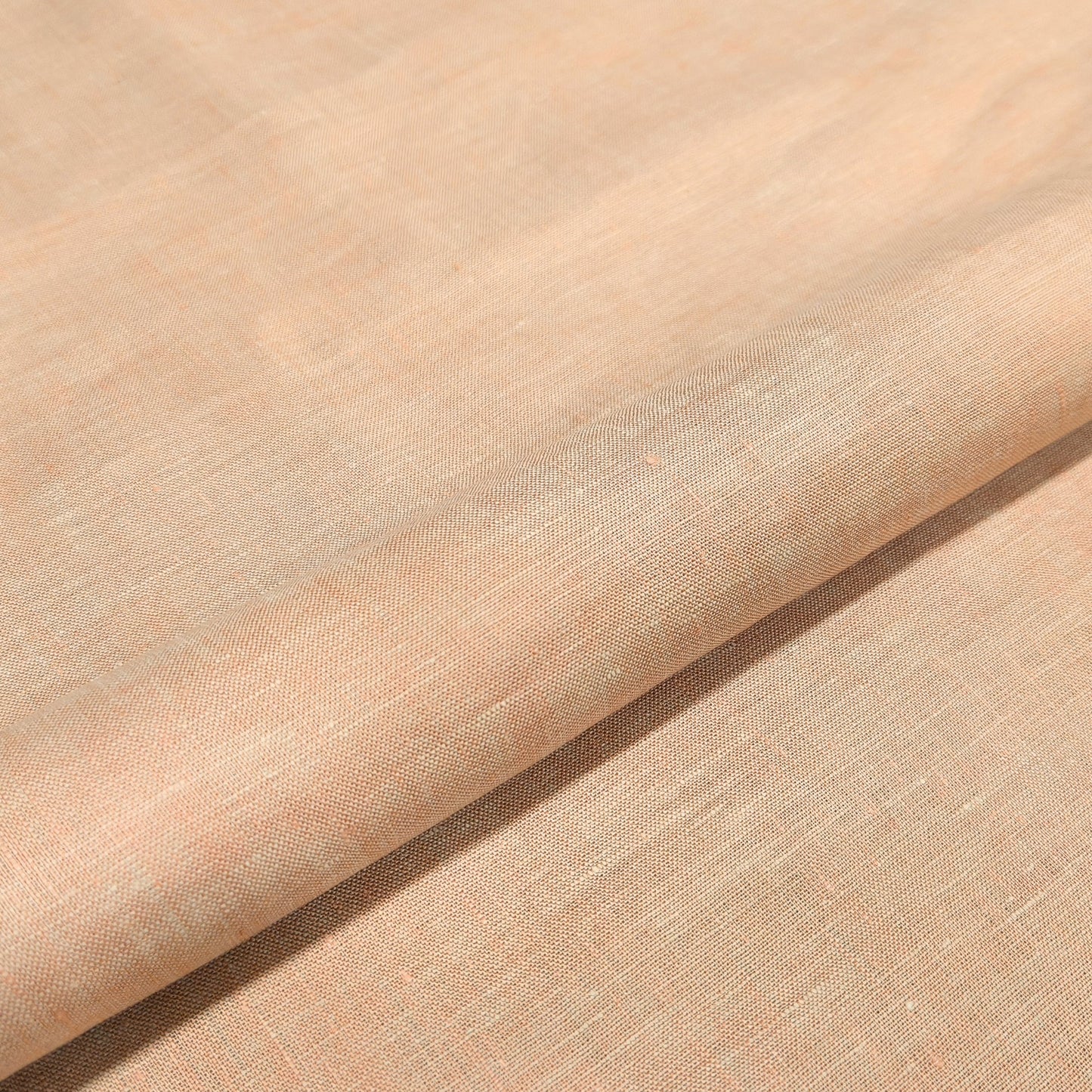 Peach Sand Linen Fabric