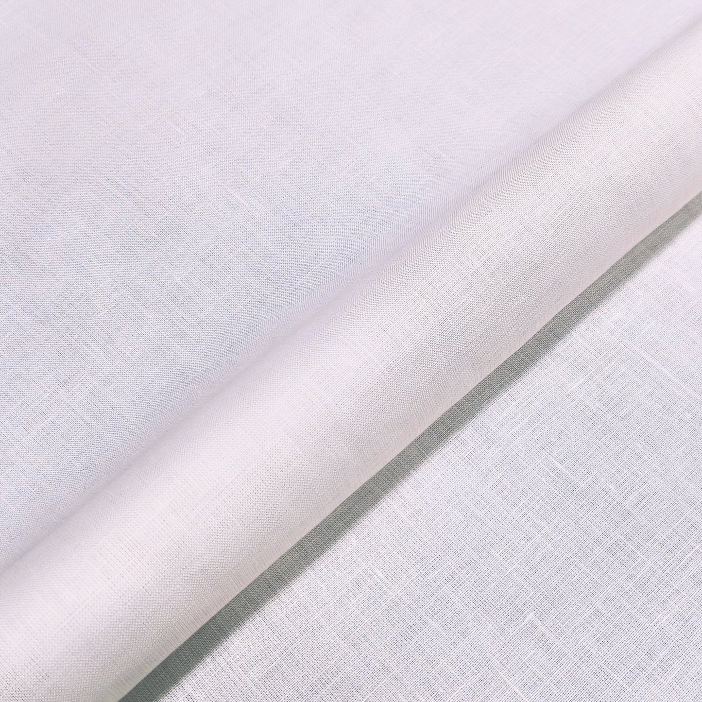 Blush White Linen Fabric