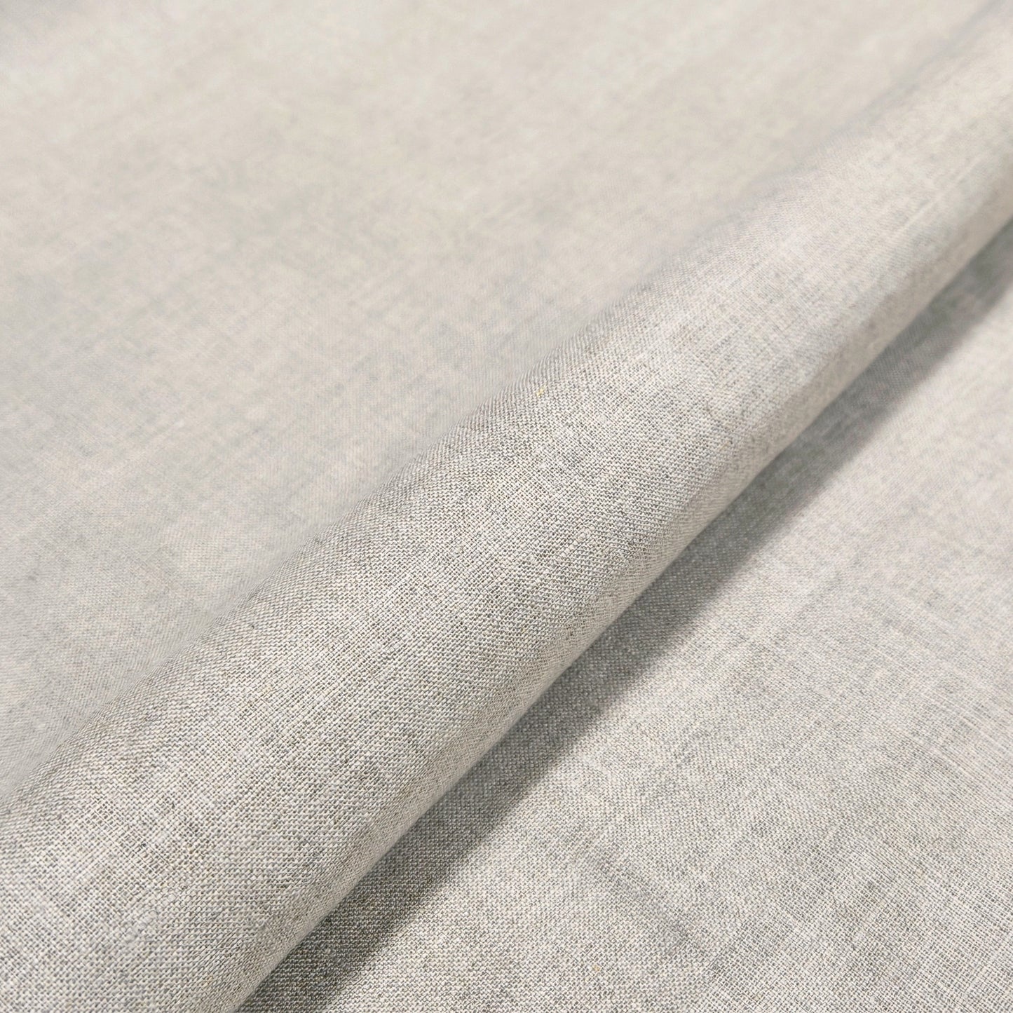 Silver Ash Linen Fabric