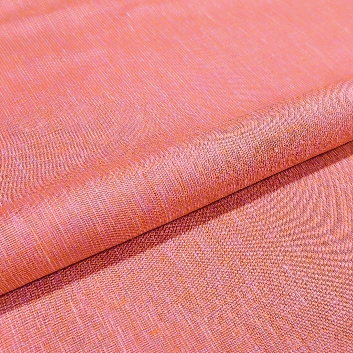Sunset Blush Linen Fabric
