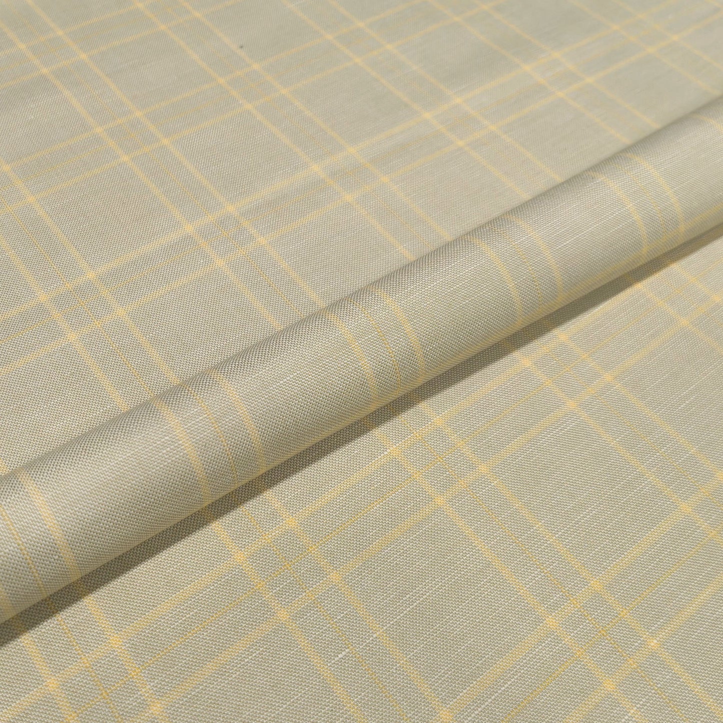 Golden Sand Windowpane Fabric