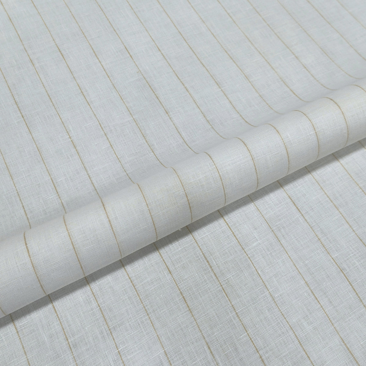 White Sand Pinstripe Fabric