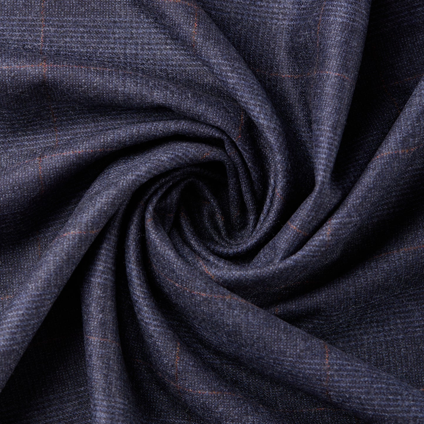 Deep Cobalt Melange Fabric