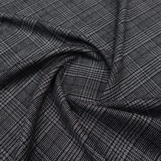 Smokestone Plaid Fabric