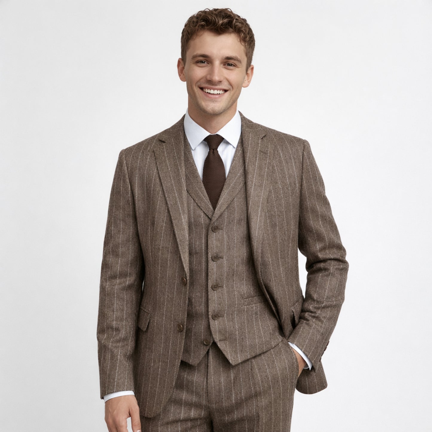 Latte Flannel Fabric