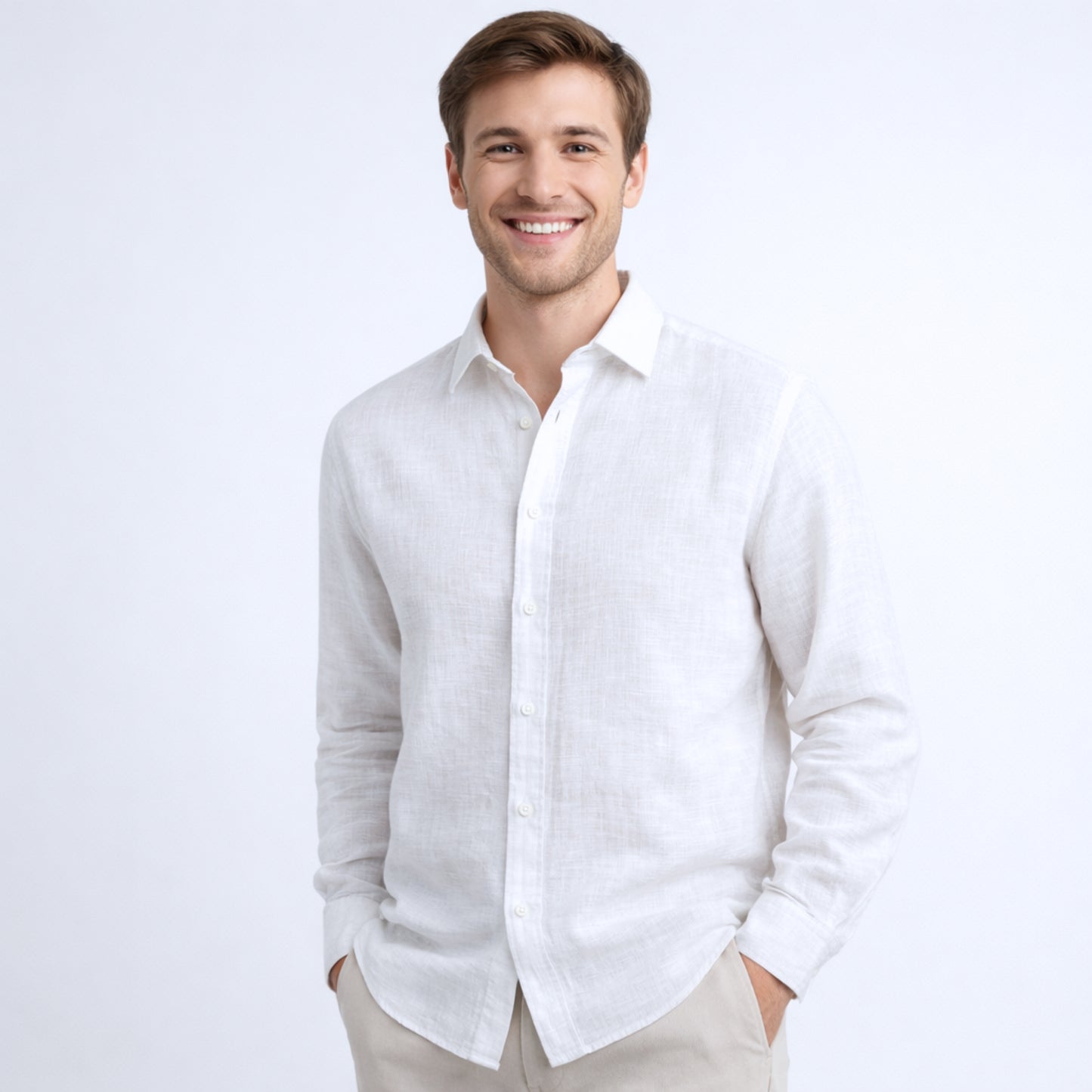 Snowveil Elite Linen Fabric