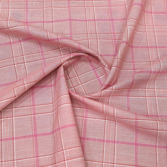 Cherry Blossom Checks Fabric