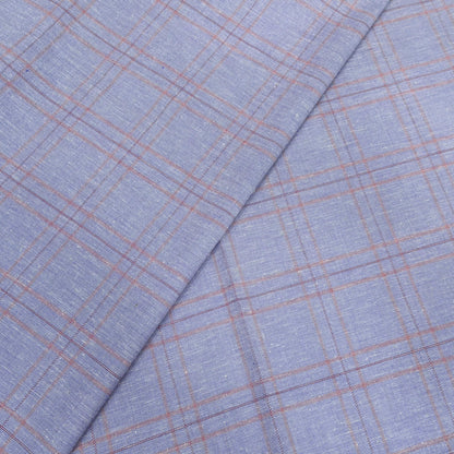 Blue Mist Grid Fabric