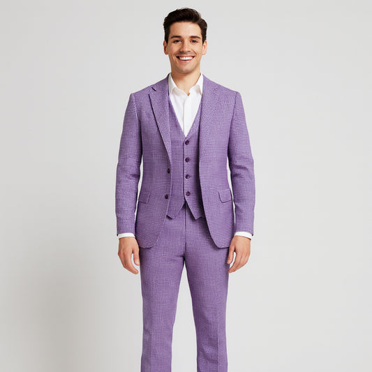 Lilac Cross Fabric