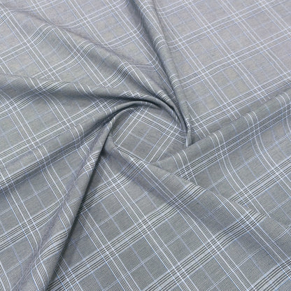 Silver Gridline Fabric