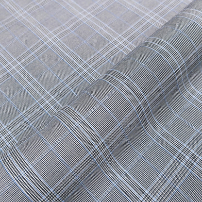 Silver Gridline Fabric