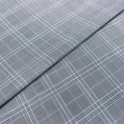Silver Gridline Fabric
