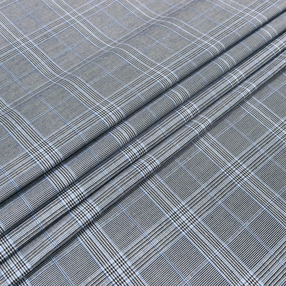 Silver Gridline Fabric