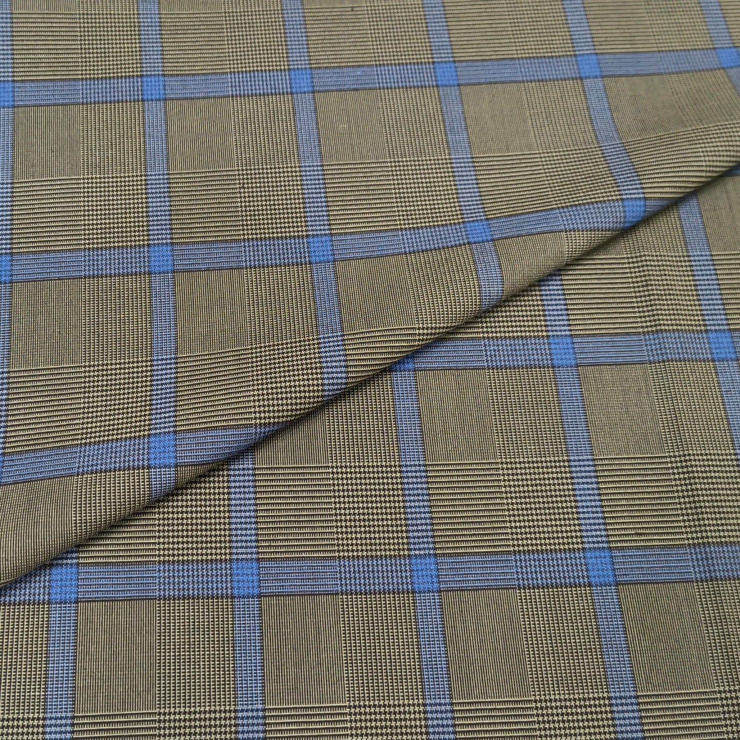 Sapphire Tartan Fabric