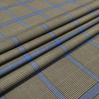 Sapphire Tartan Fabric