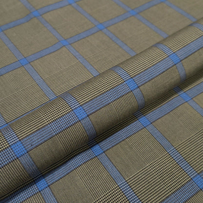 Sapphire Tartan Fabric