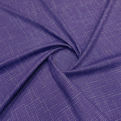Lavender Plaid Fabric