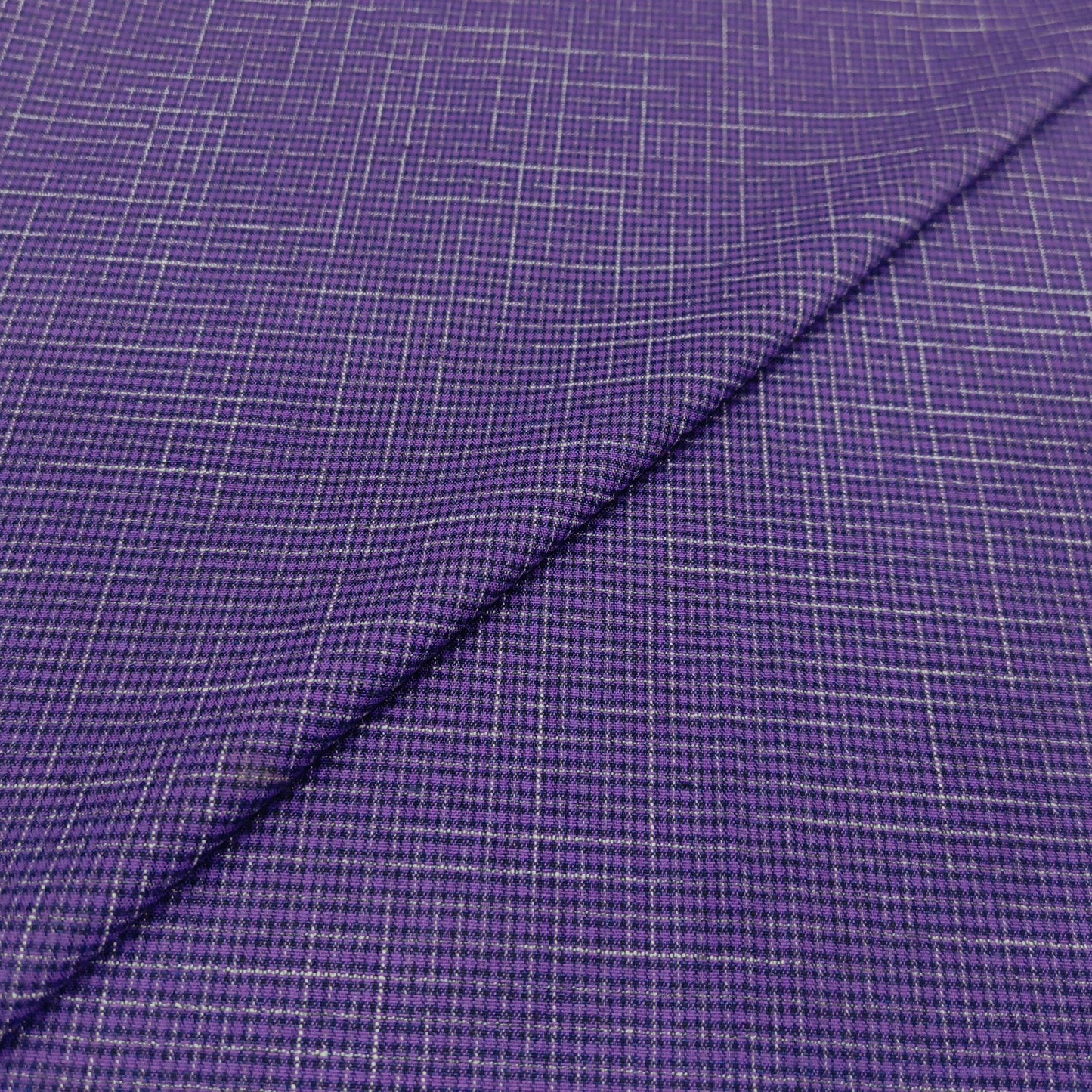 Lavender Plaid Fabric
