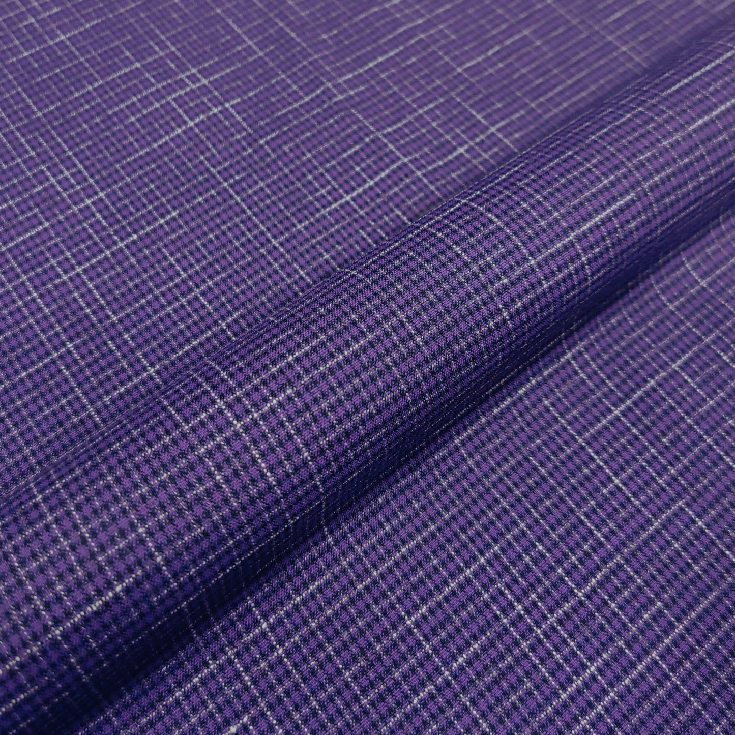 Lavender Plaid Fabric