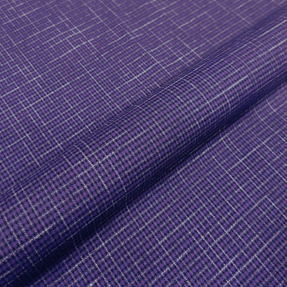 Lavender Plaid Fabric