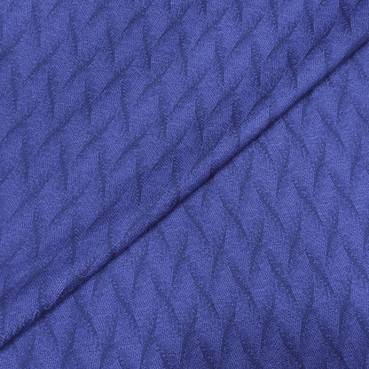 Amparo Blue Jacquard Fabric