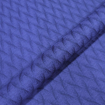 Amparo Blue Jacquard Fabric