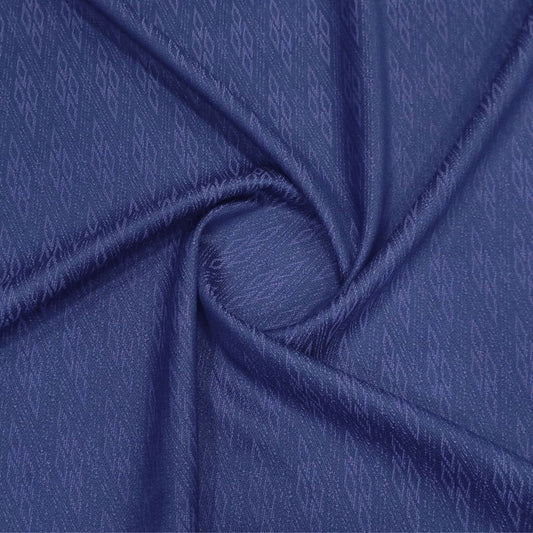 Indigo Emblem Fabric