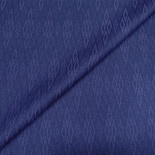 Indigo Emblem Fabric