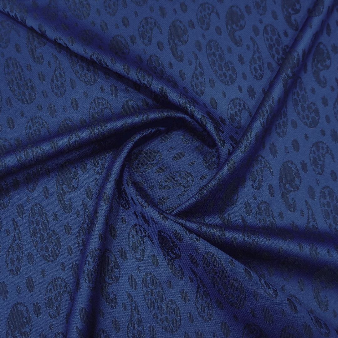 Imperial Blue Weave Fabric