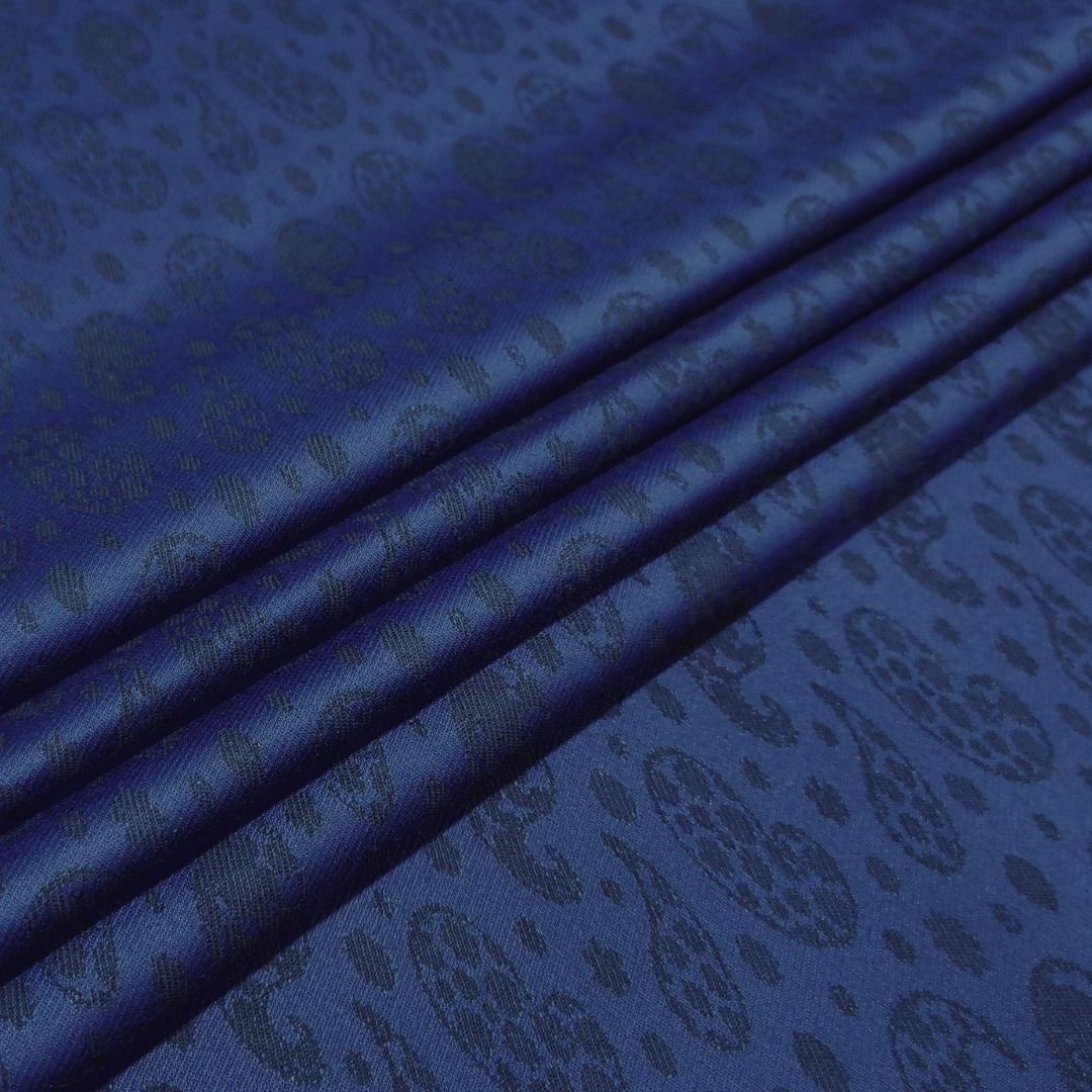Imperial Blue Weave Fabric