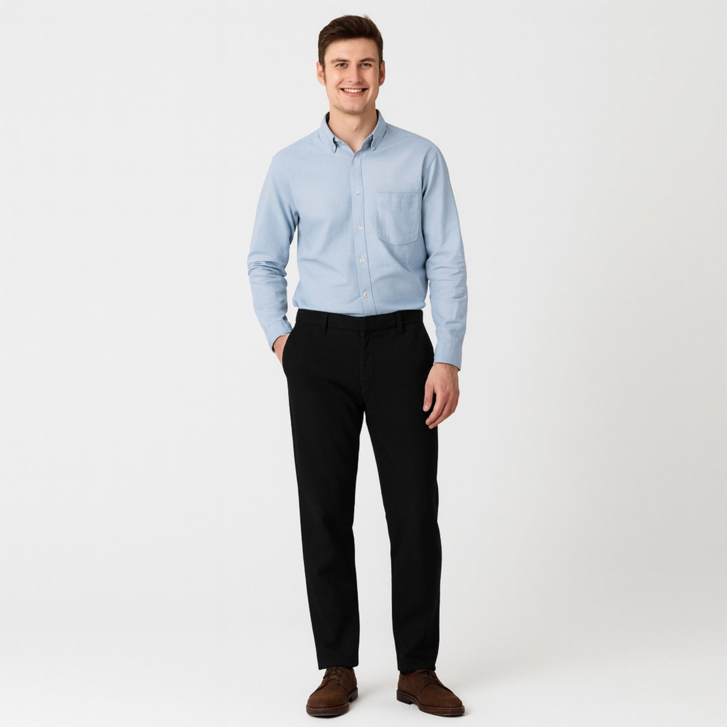 Obsidian Chino Fabric