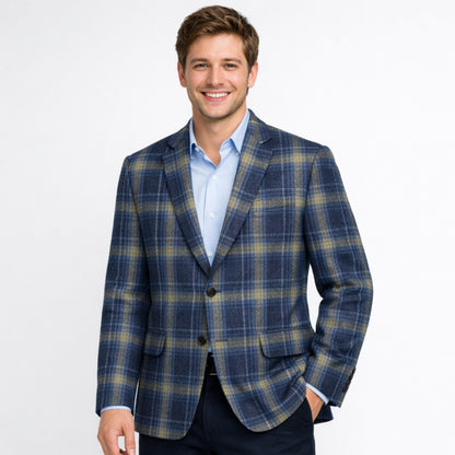 Urban Heritage Check Tweed Fabric