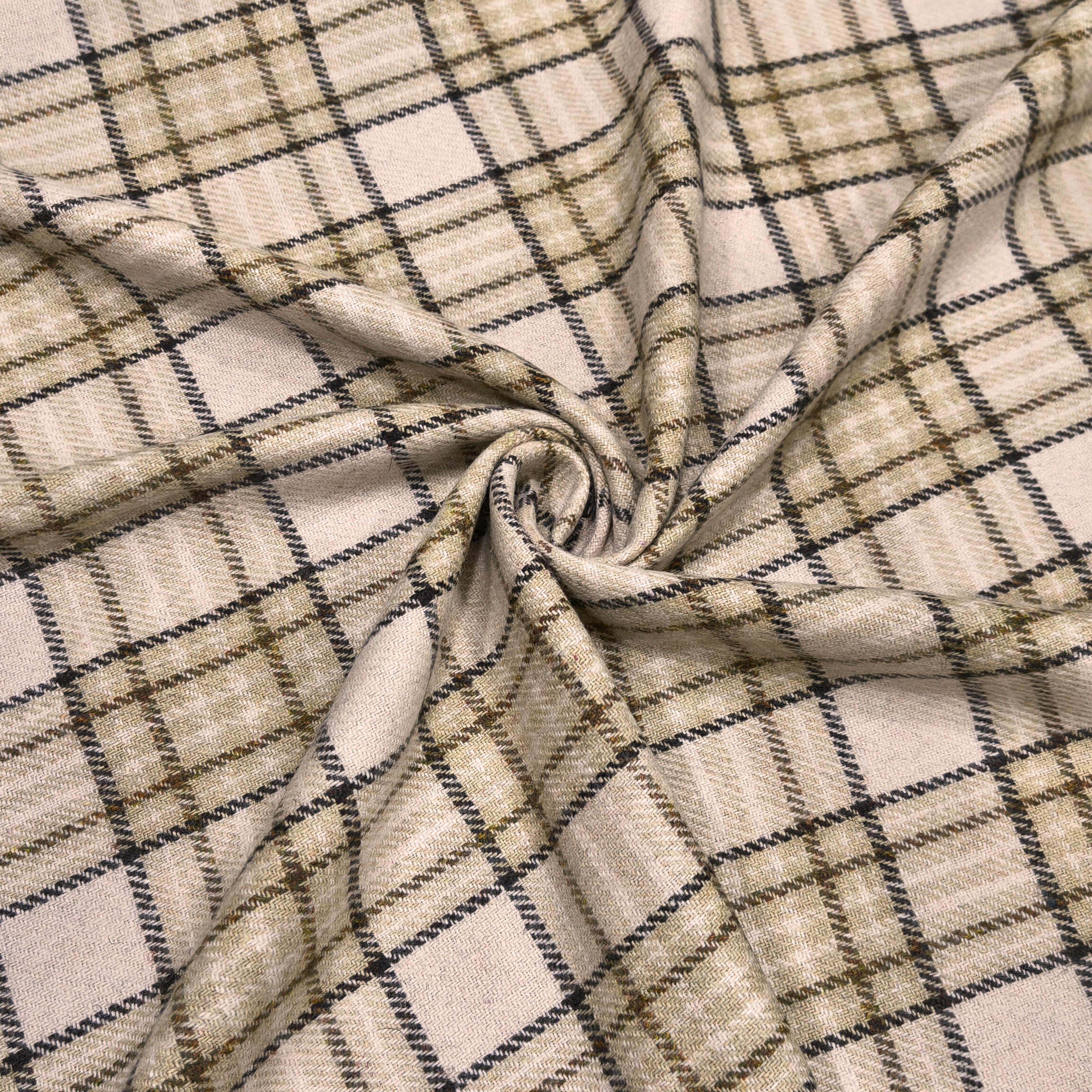 Heritage Check Pattern Amberlight Heritage Check Twill Fabric – Weavelength Fabrics