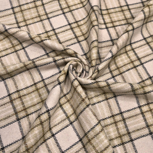 Amberlight Heritage Check Twill Fabric