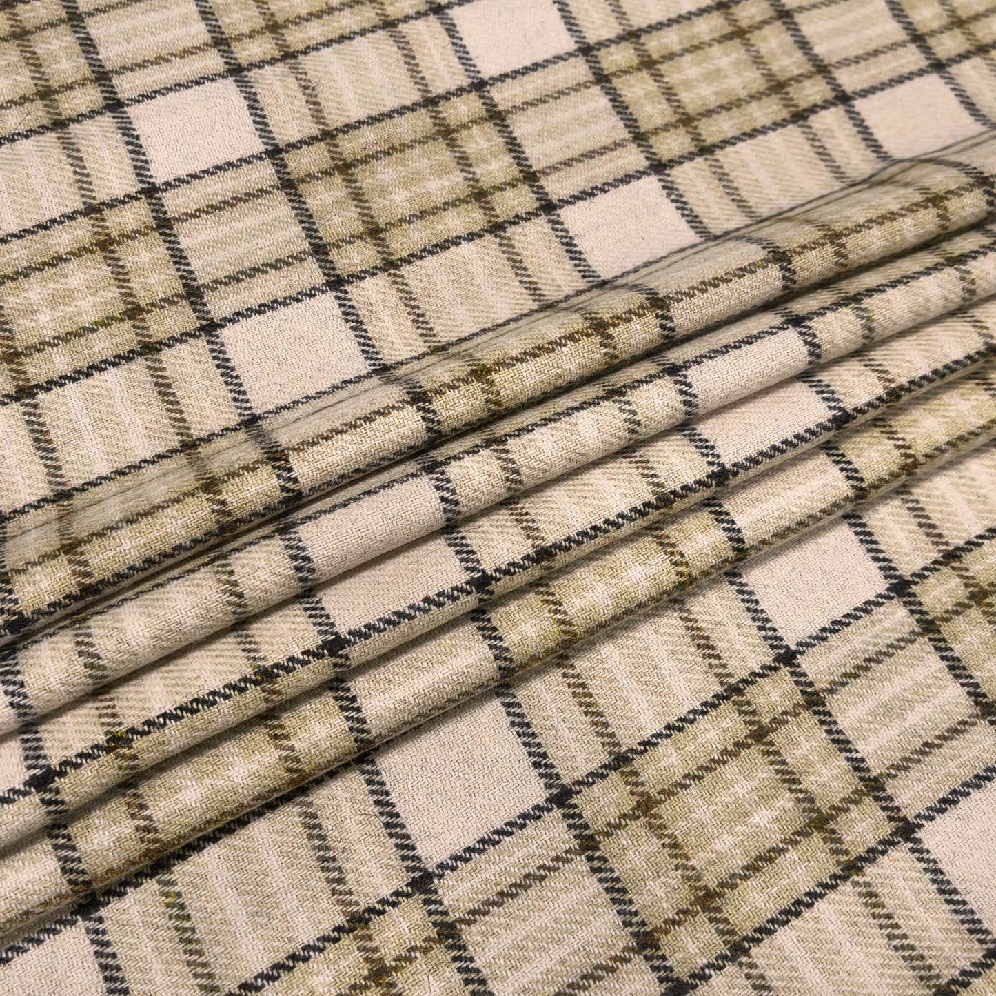 Amberlight Heritage Check Twill Fabric
