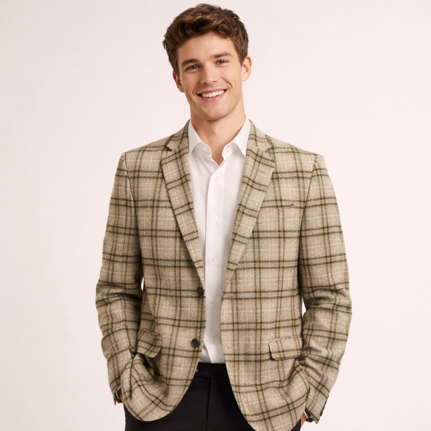 Amberlight Heritage Check Twill Fabric